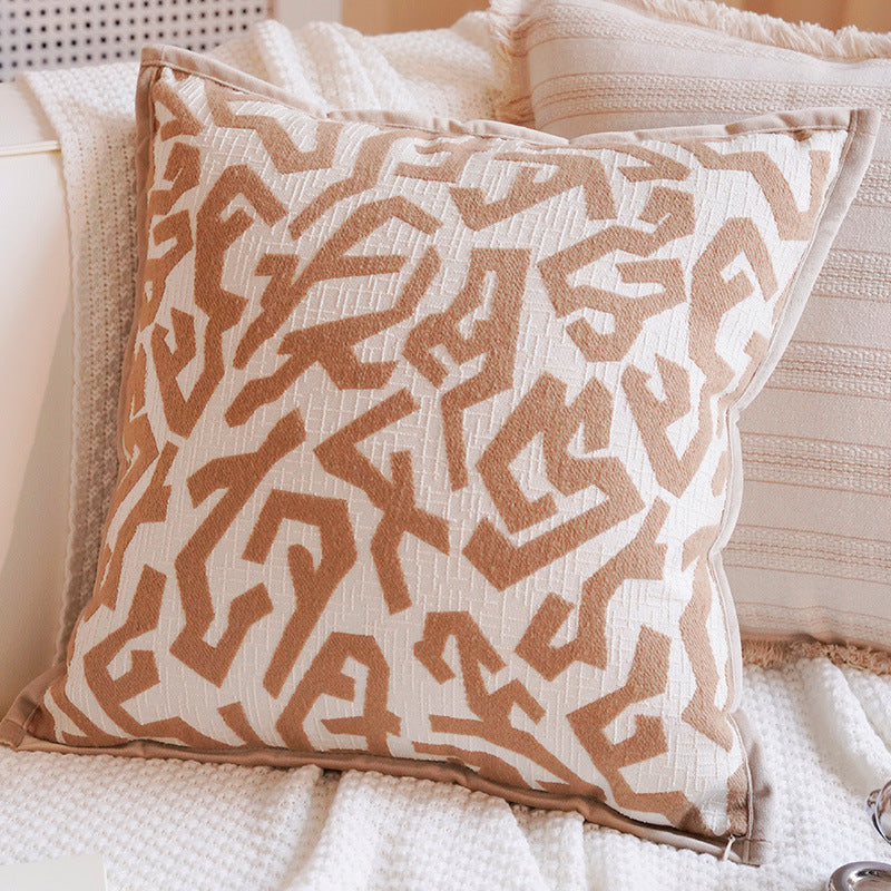 Artistic Woven Abstract Throw Pillow