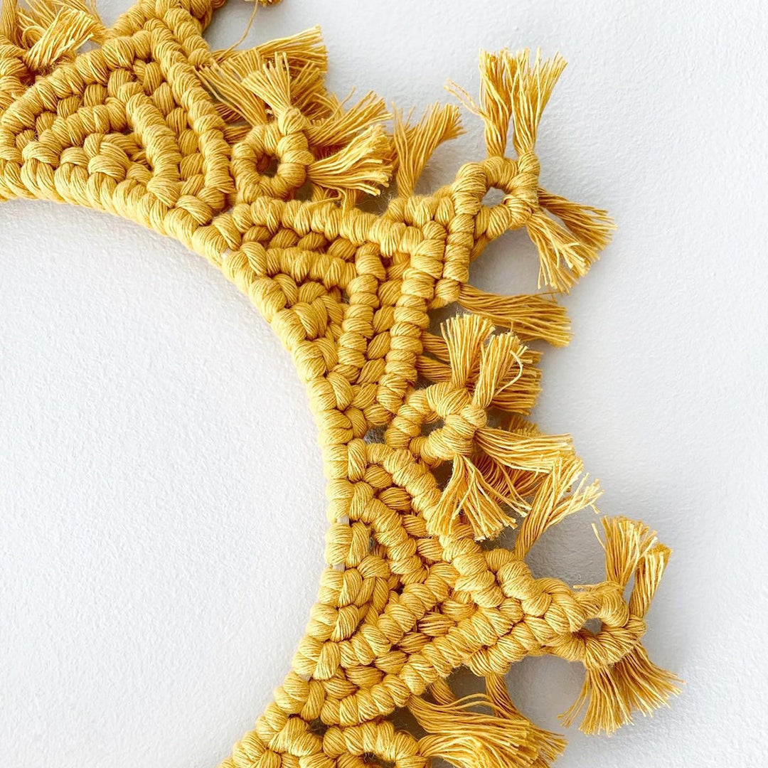 Decorative Macrame Wall Mirror