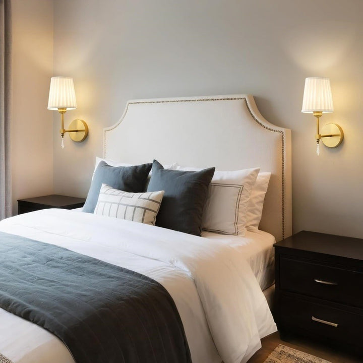 Stylish double swing wall lamp