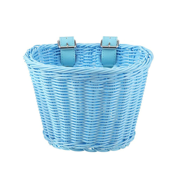 Bicycle basket made of high-quality woven material