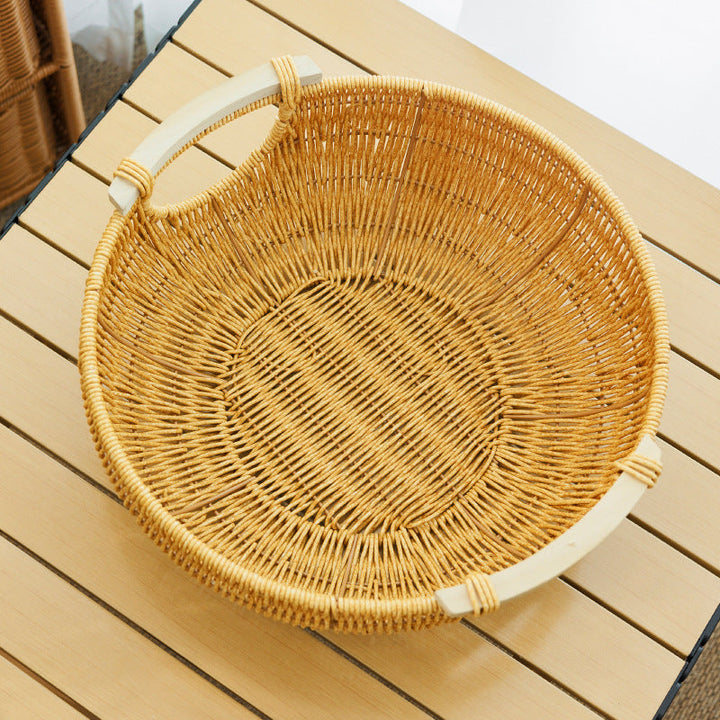 Decorative Woven Living Room Basket