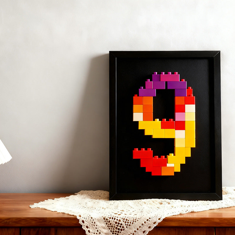 Creative Number Art Frame