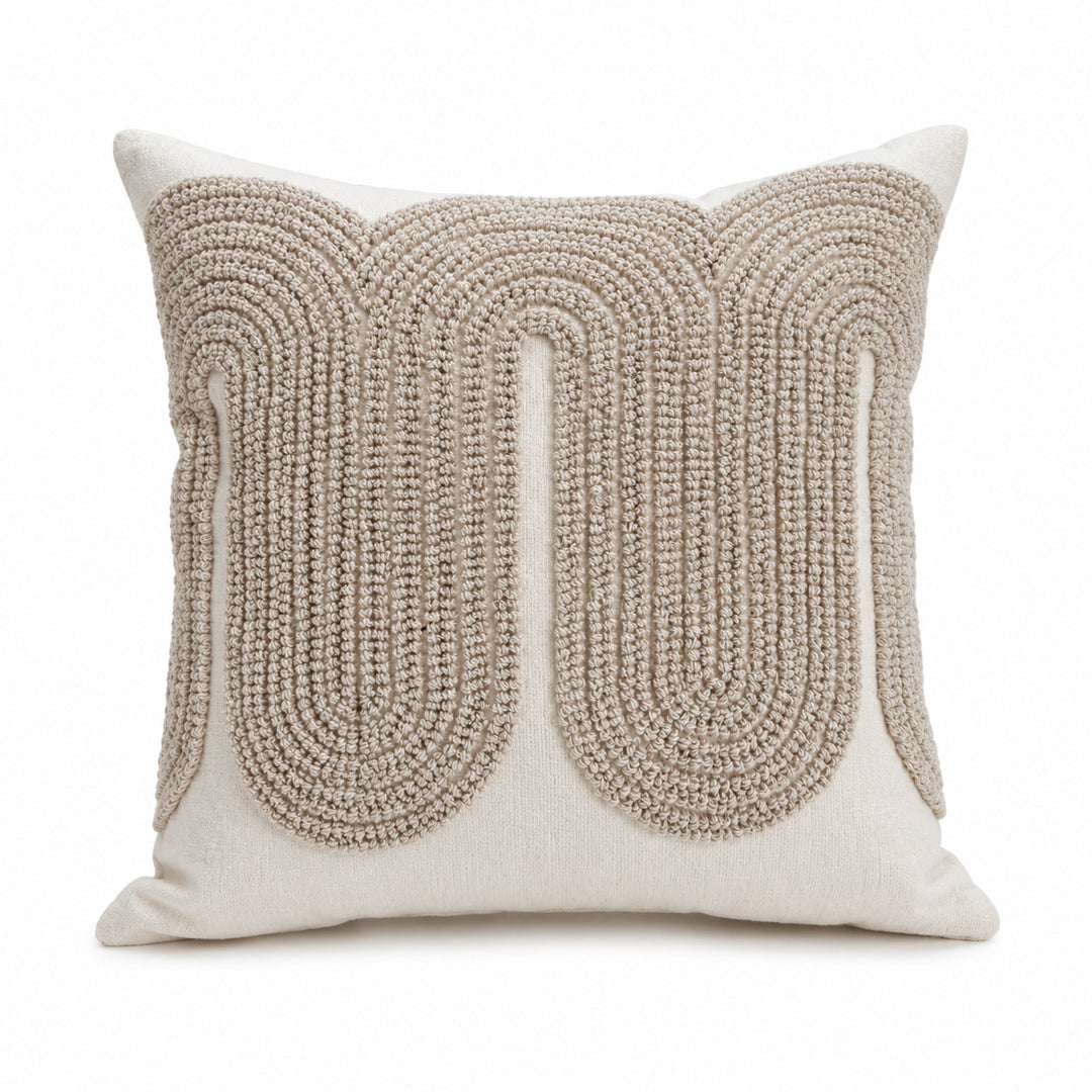 Decorative Textured Throw Pillow for Bedroom Decor