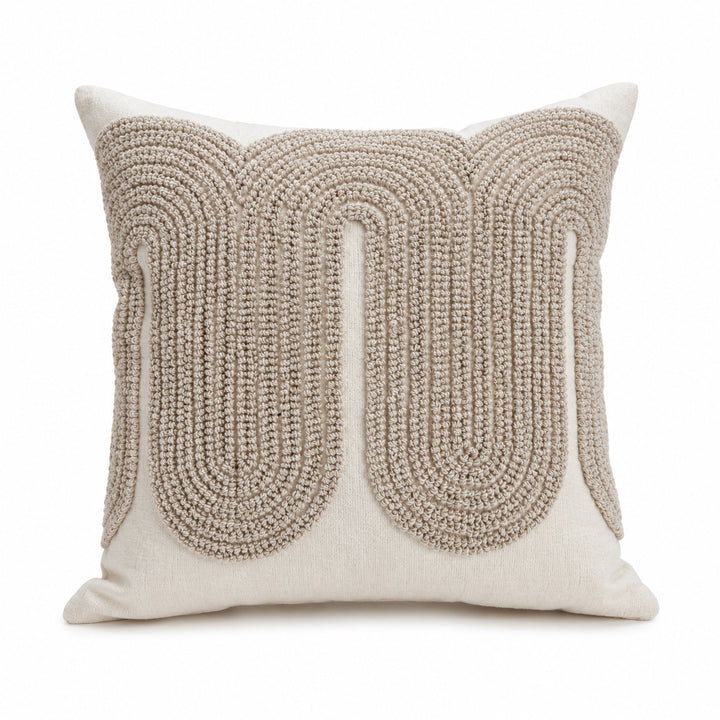 Decorative Textured Throw Pillow for Bedroom Decor