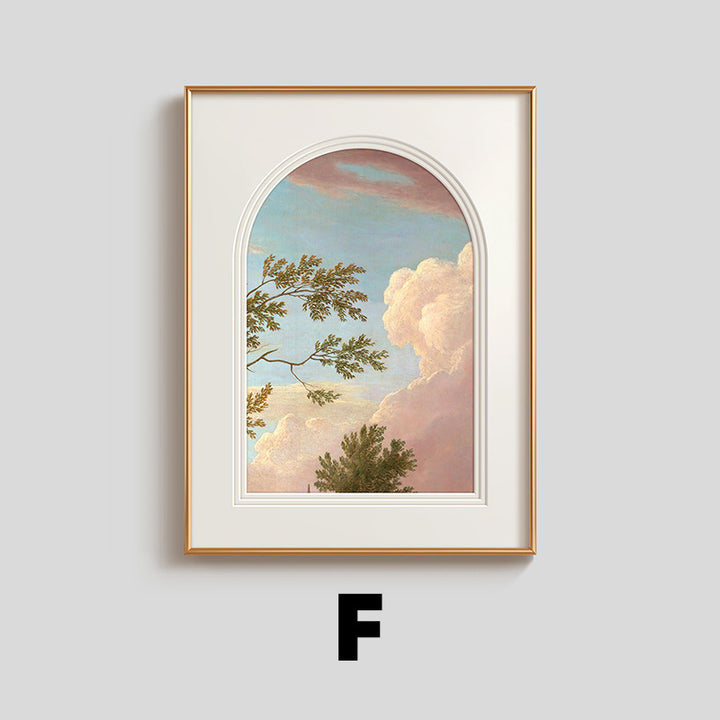 Aesthetic Framed Landscape Art Print