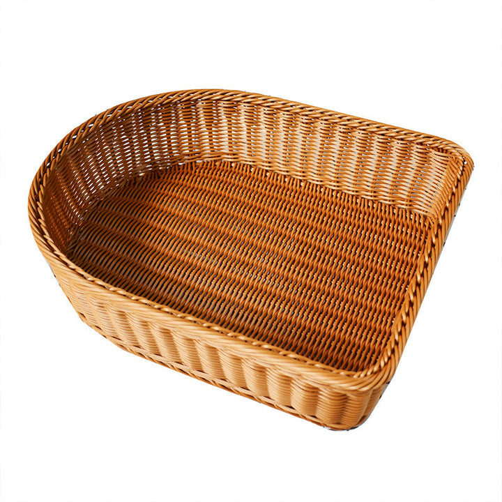 Handwoven Oval Storage Basket
