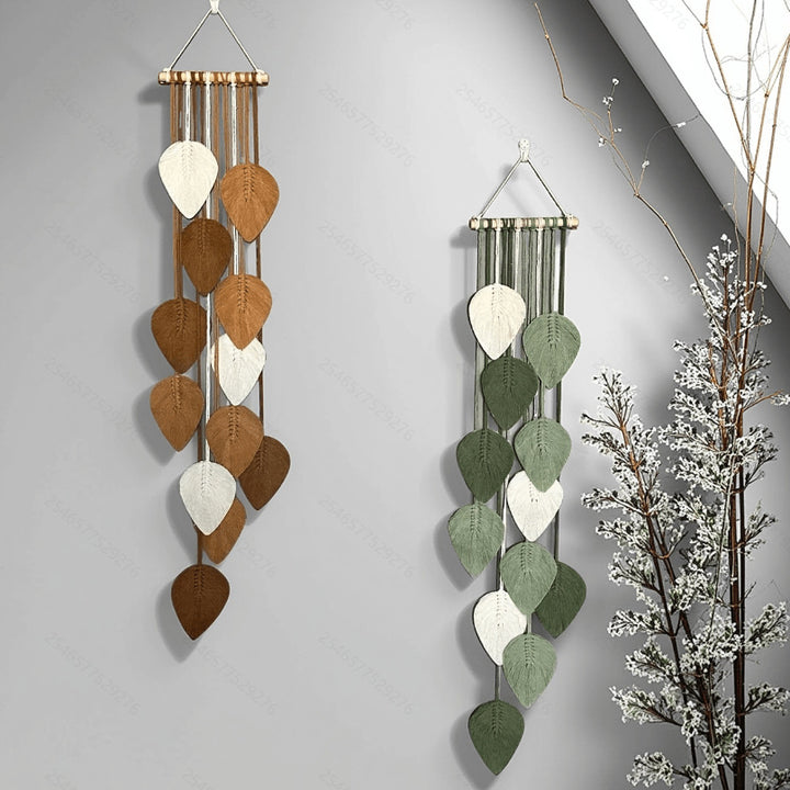 Leaf-Inspired Macrame Wall Hanging