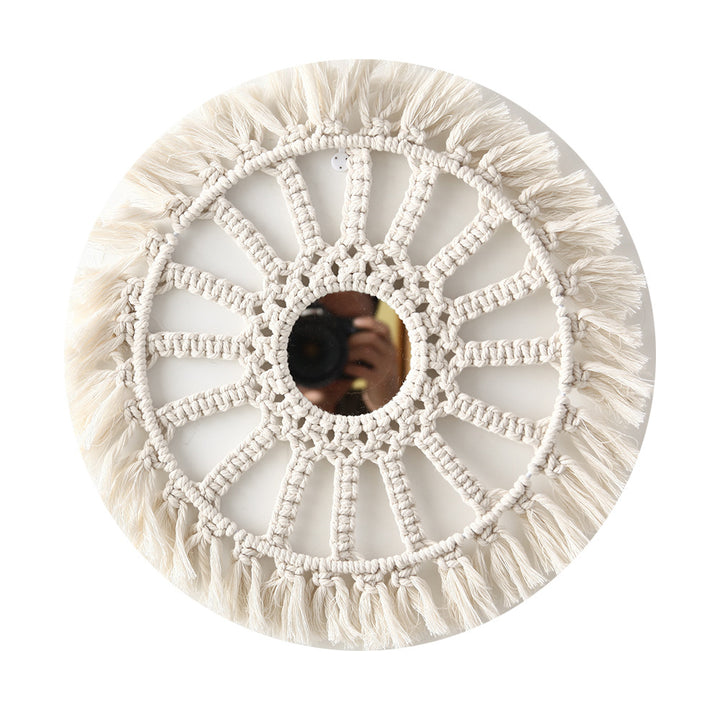 Bohemian Macrame Wall Mirror
