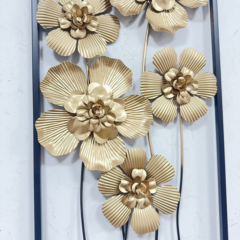 Artistic Floral Wall Metal Decor