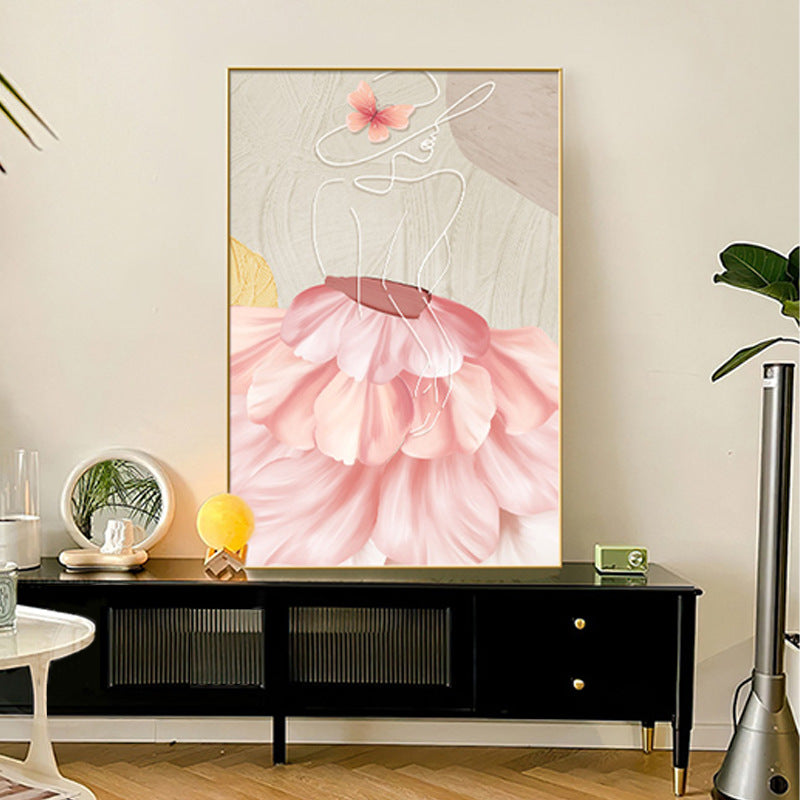 Floral Abstract Line Art Print