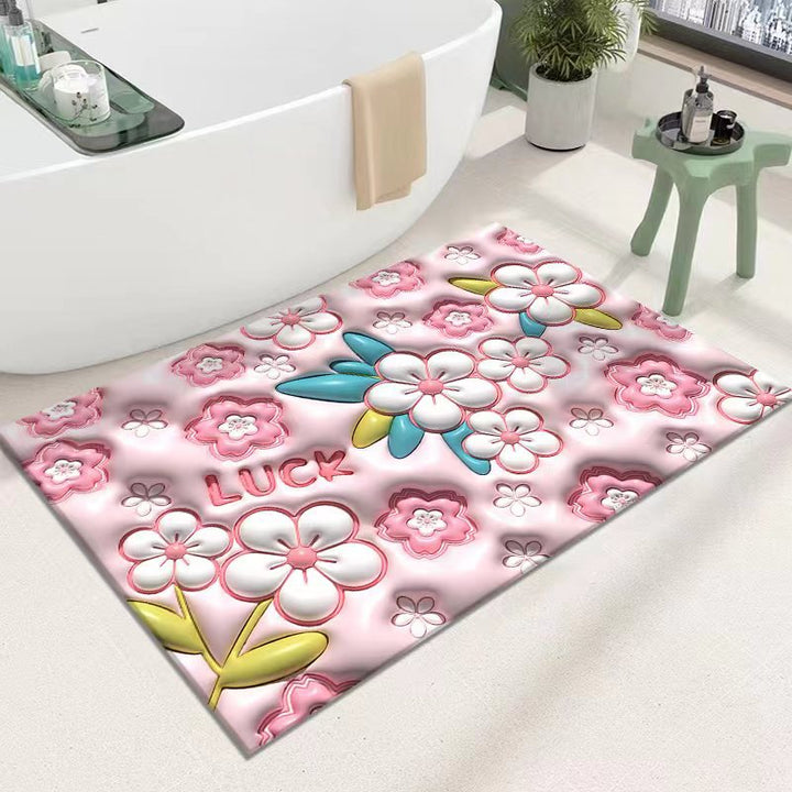 Cute Cartoon Cat Shape Bath Mat