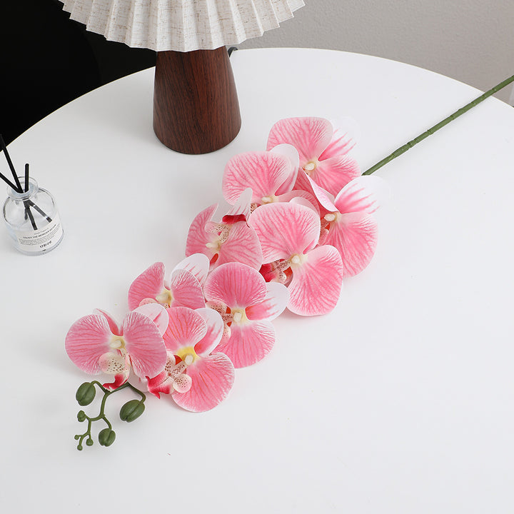 Artificial orchid bouquet with elegant blooms