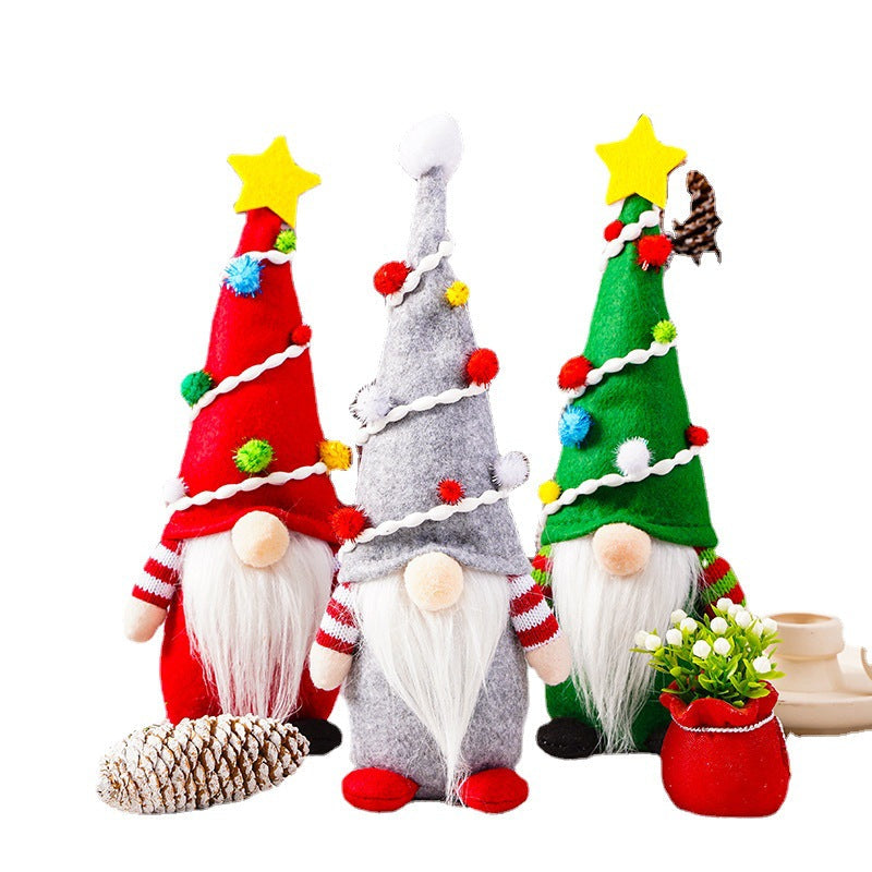 Decorative Christmas gnome figure