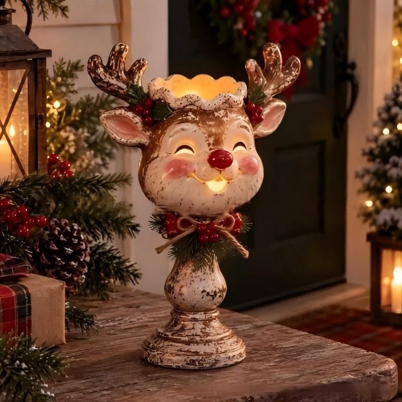 Decorative nutcracker table lamp