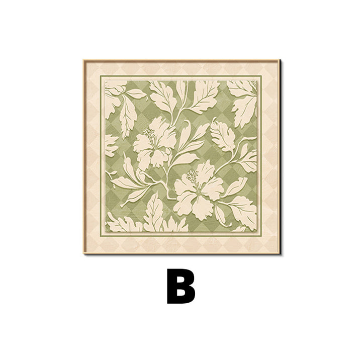 Floral Decorative Framed Artwork