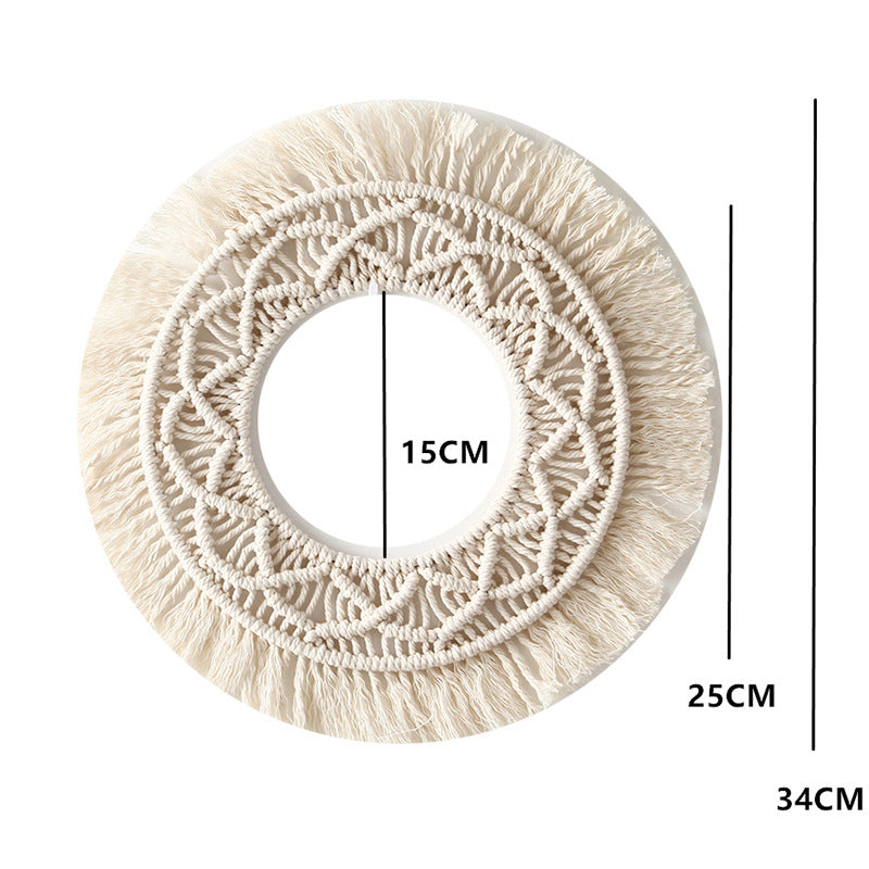 Bohemian Macrame Wall Mirror