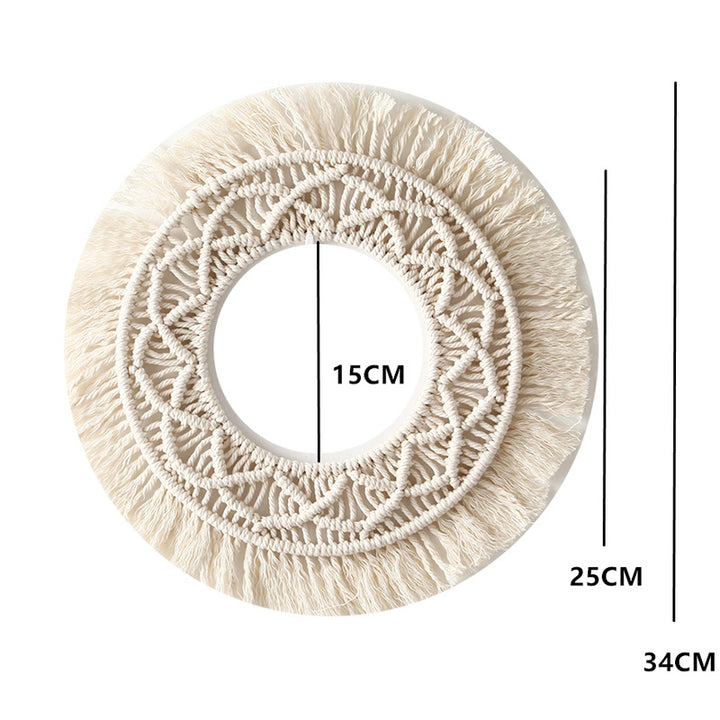 Bohemian Macrame Wall Mirror