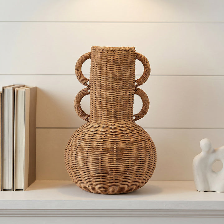Handcrafted decorative vase with modern design