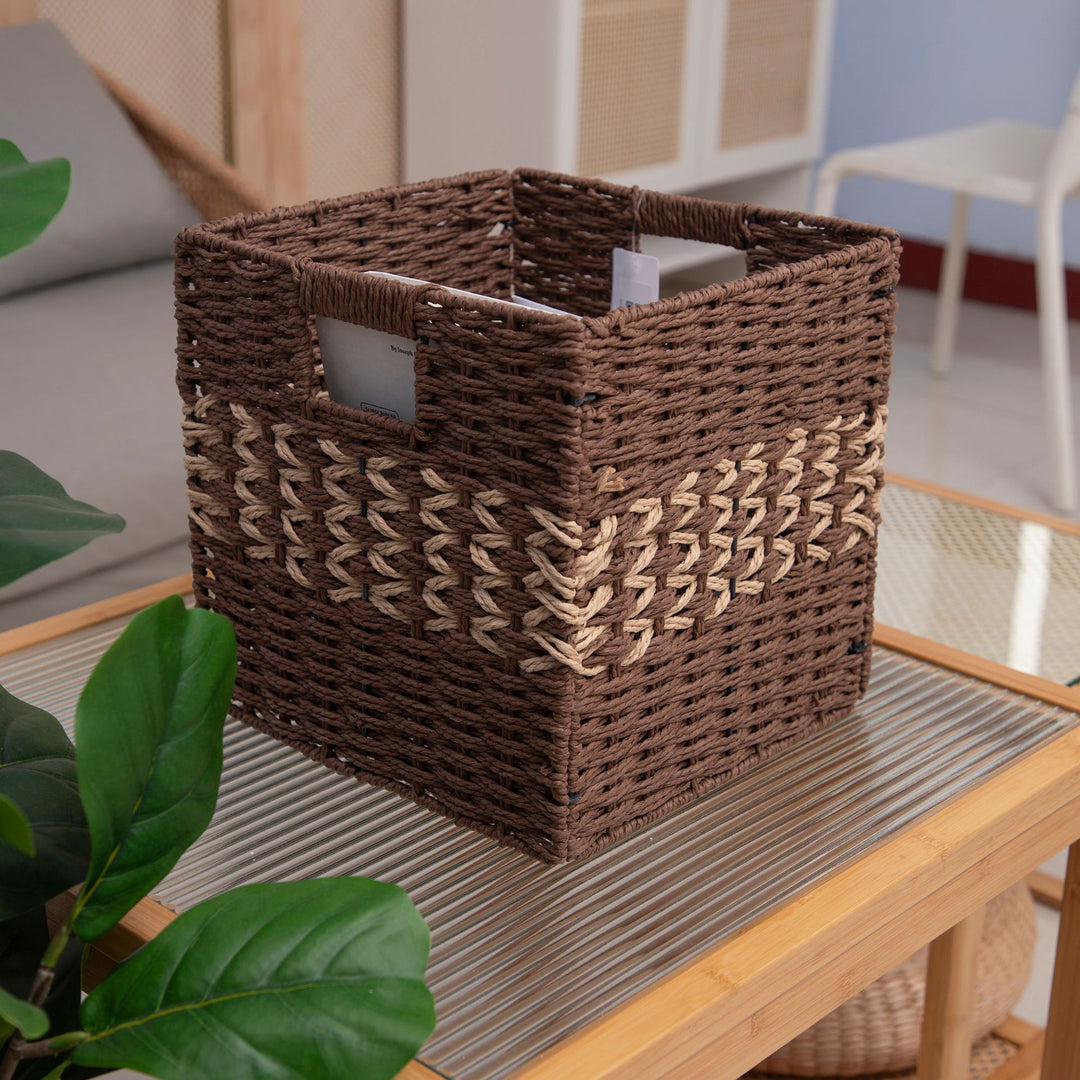 Decorative Woven Storage Cube