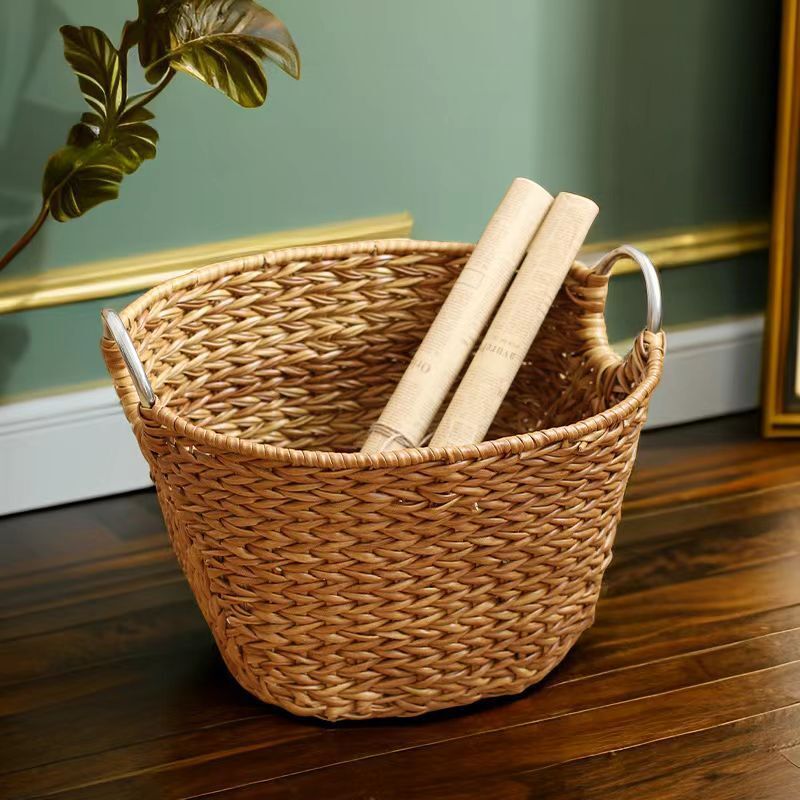 Rustic Woven Laundry Hamper