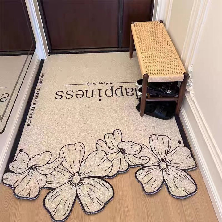 Floral Welcome Mat
