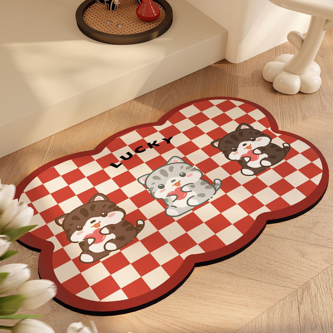 Cute Cartoon Animal Bath Mat