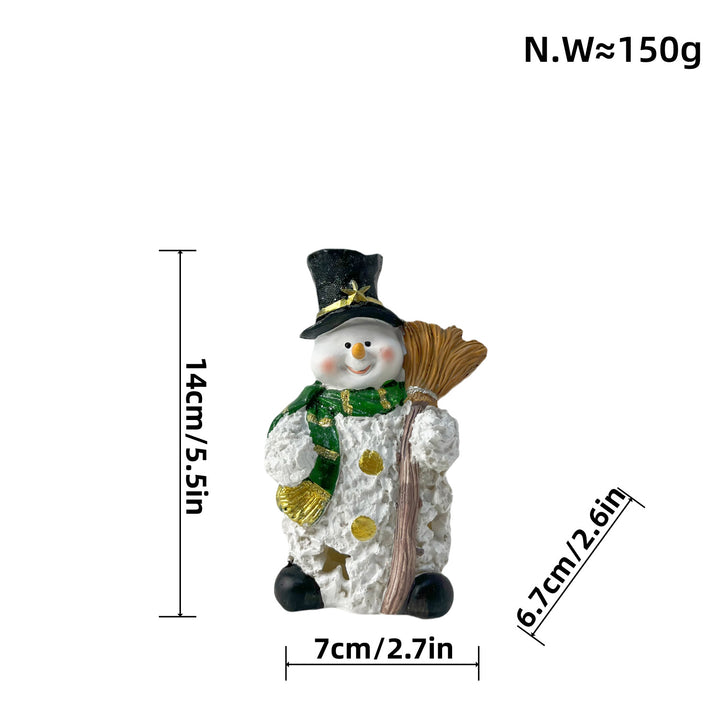 Decorative Snowman Sculpture
