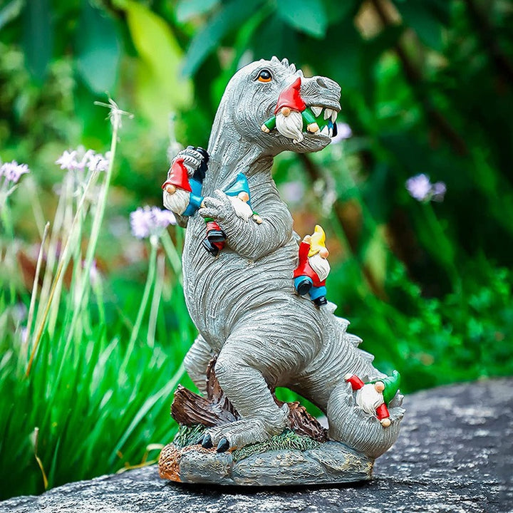 Whimsical Dinosaur Garden Figurine