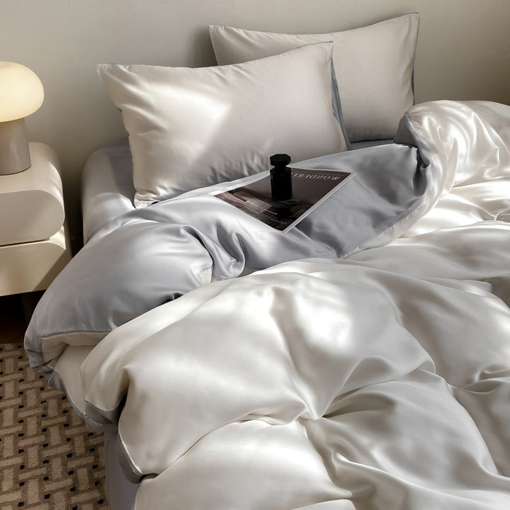 Luxurious Silk Duvet Cover Set