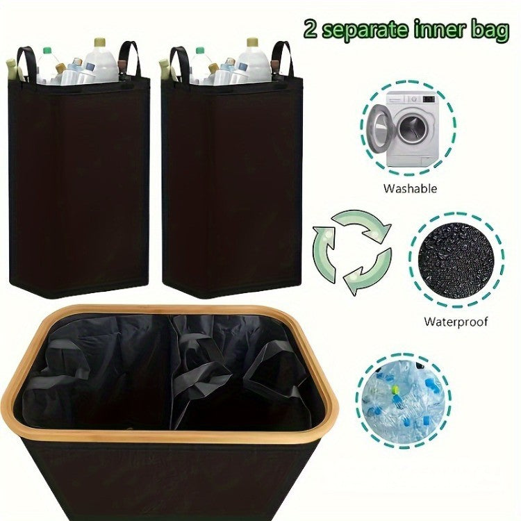 Recycling and waste separation container