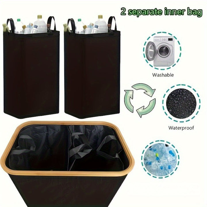 Recycling and waste separation container