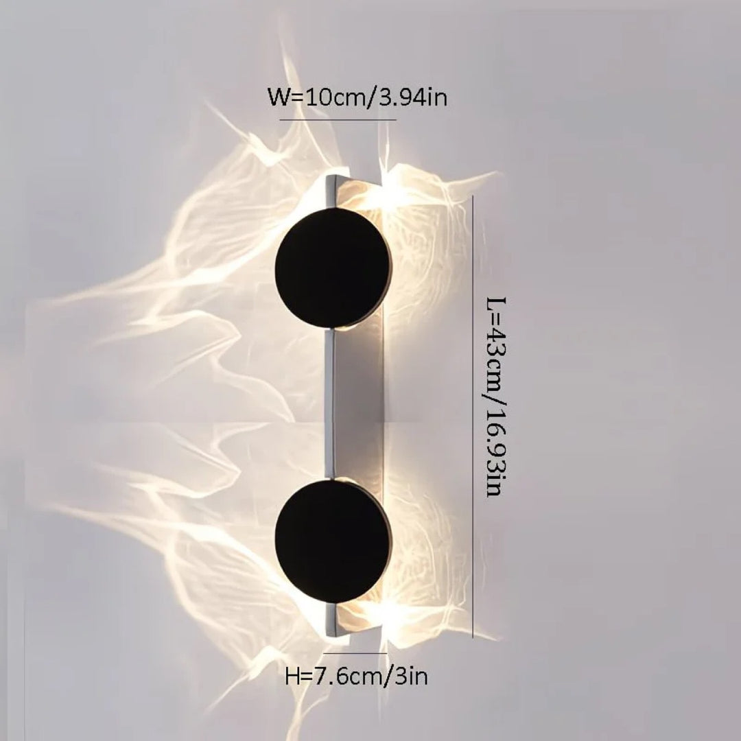 Double Circular Wall Lamp