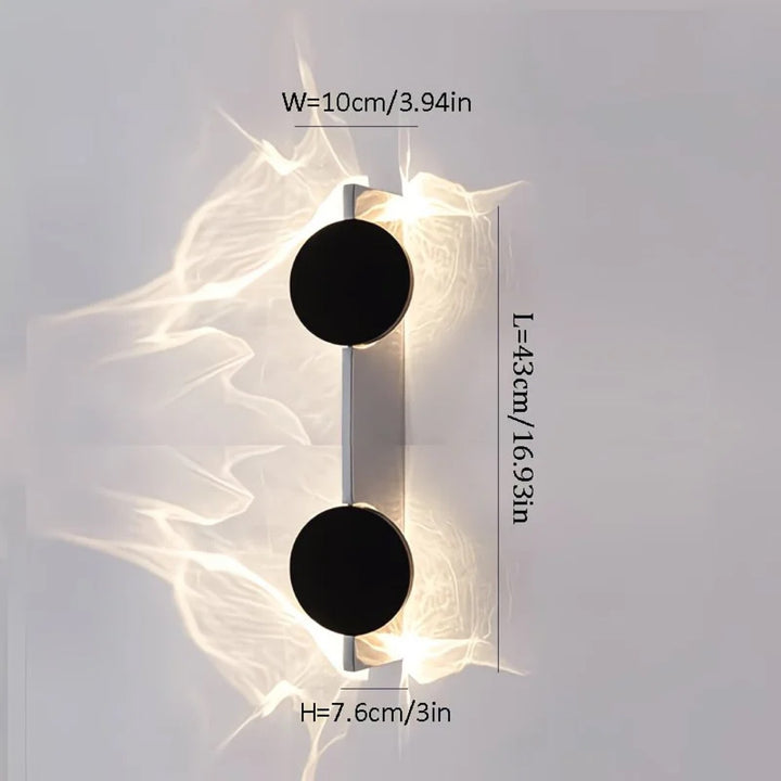 Double Circular Wall Lamp