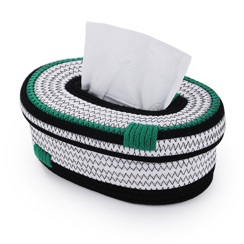 Elegant storage basket made of woven natural material