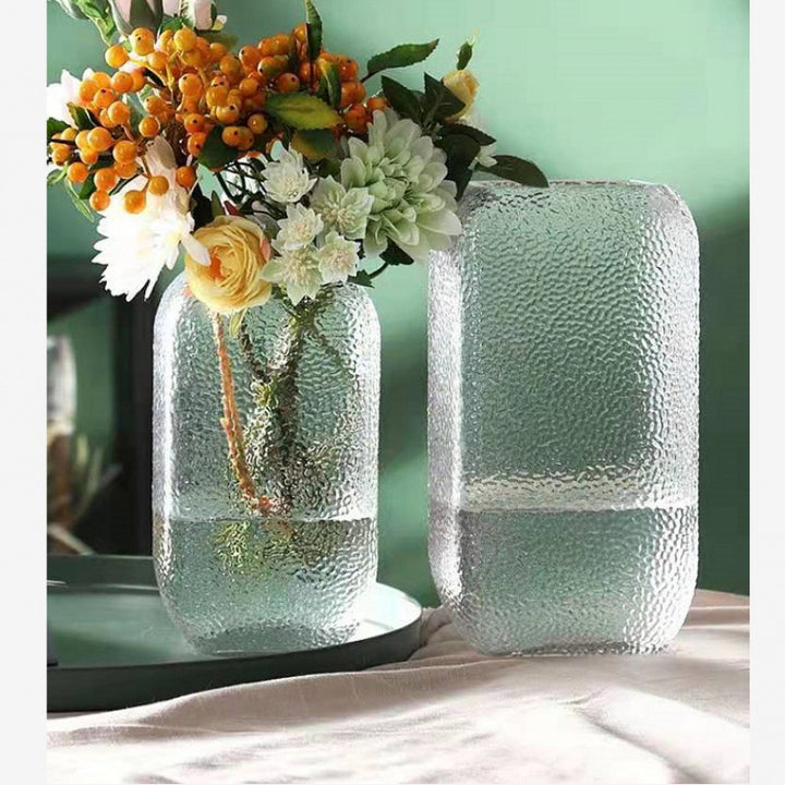 Decorative Glass Vase for Floral Display
