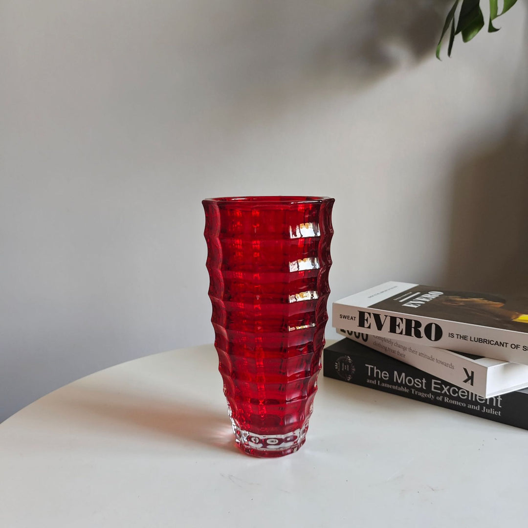 Artistic Twisted Glass Vase