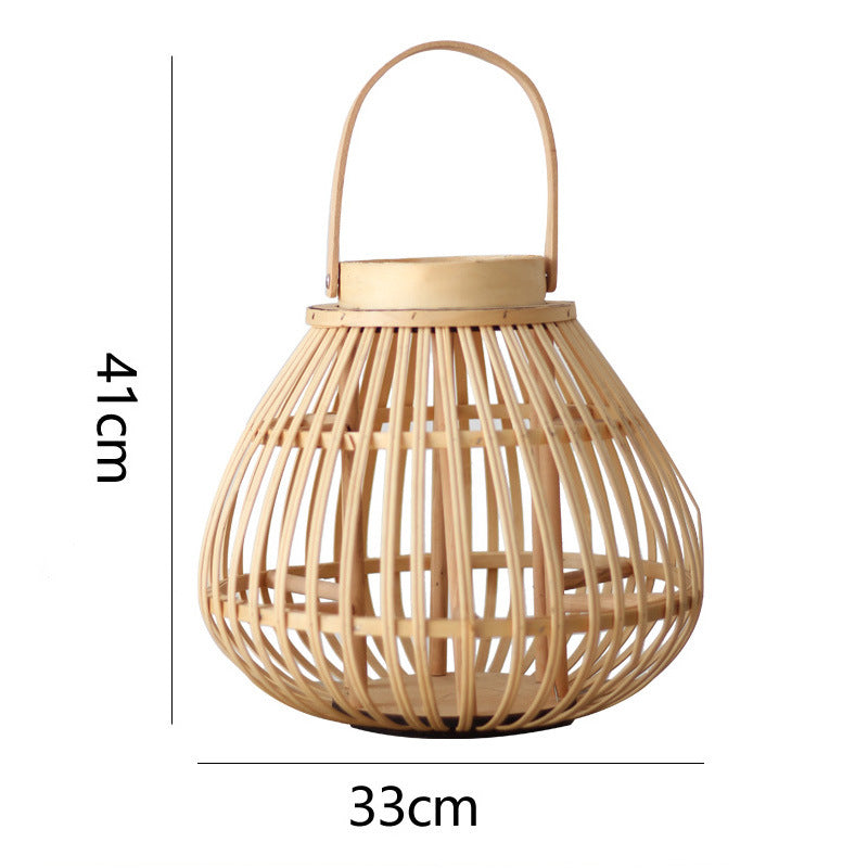 Natural Rattan Lantern