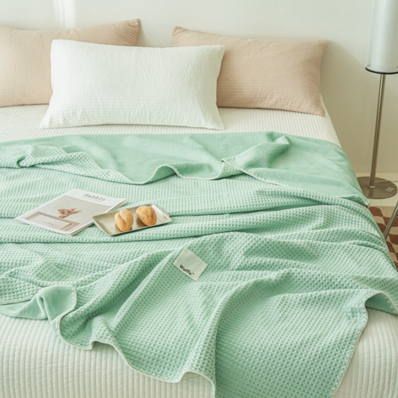 Soft Waffle-Weave Throw Blanket Avarnia