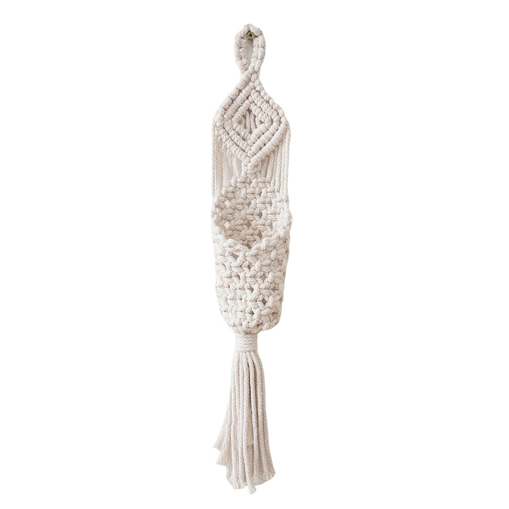 Macramé Plant Holder with Decorative Hanging Design