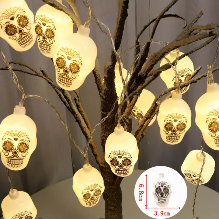 Decorative Halloween LED Pumpkin Ghost Bat String Lights