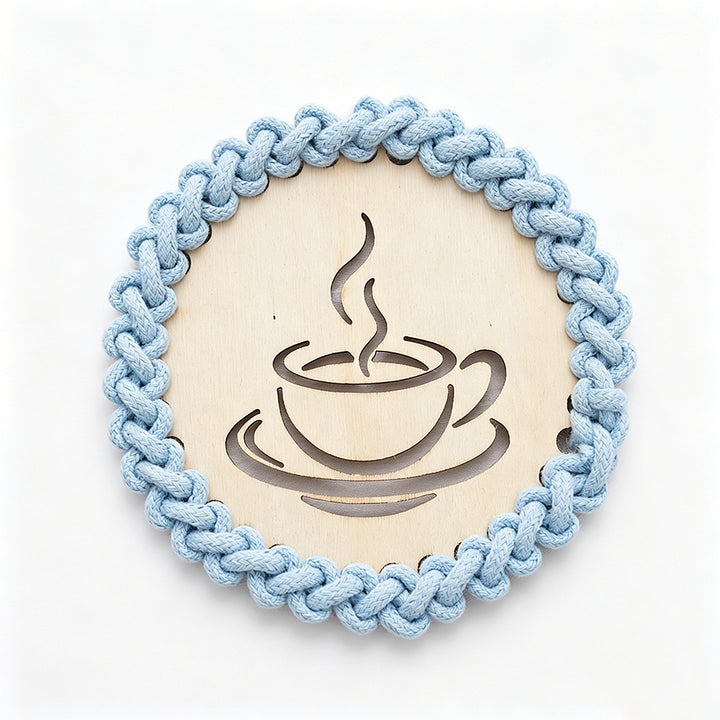 Decorative Macrame Coffee Cup Coaster