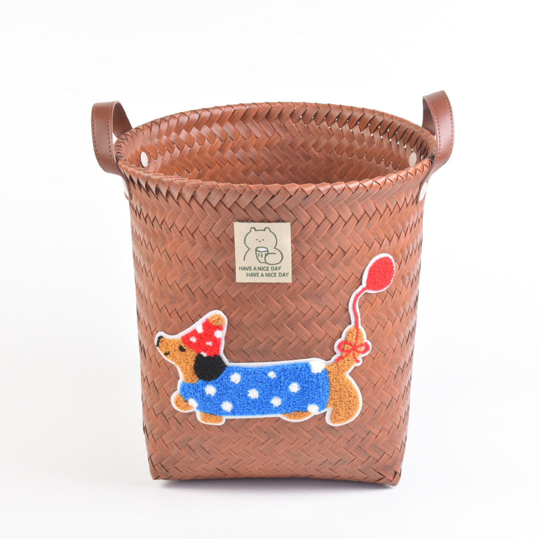 Decorative storage basket