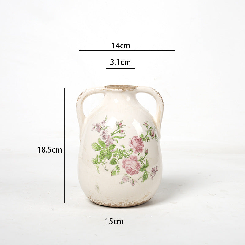 Decorative ceramic vase