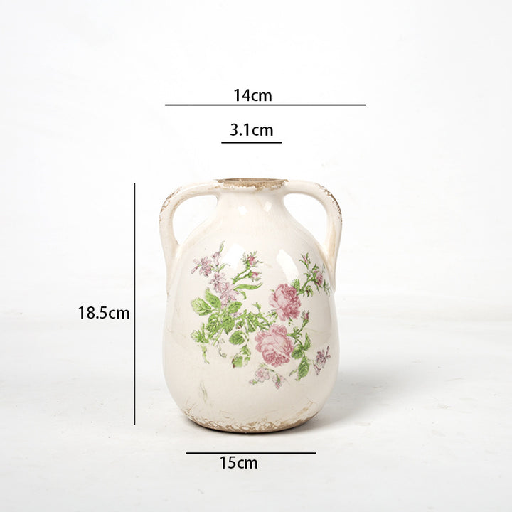 Decorative ceramic vase