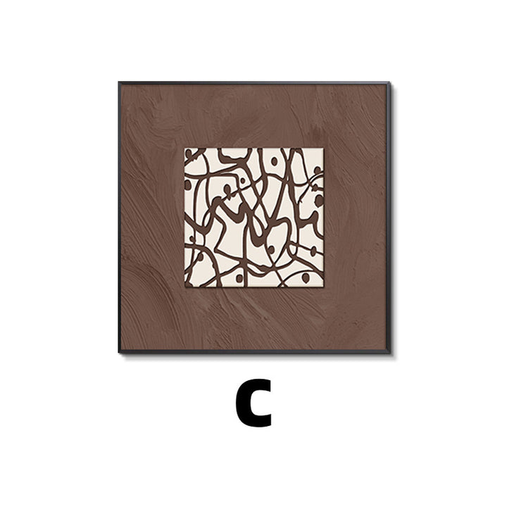 Framed Abstract Botanical Wall Art