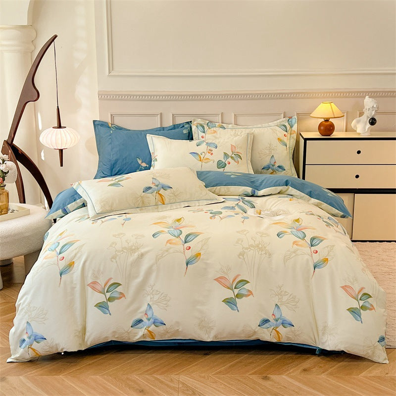 Floral Pattern Duvet Cover Set