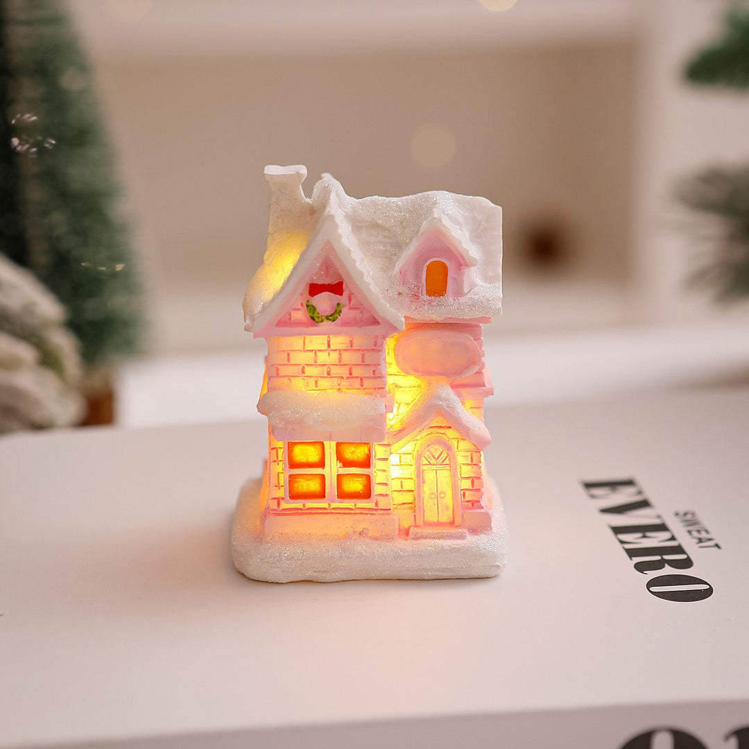 Illuminated Christmas village House Decor