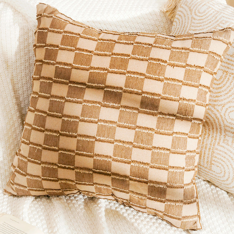 Decorative Textured Lumbar Pillow