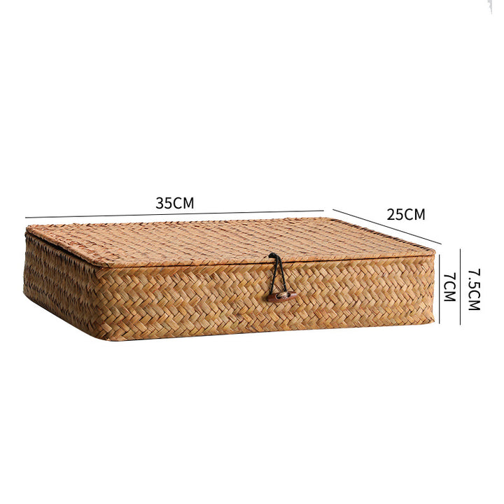Handcrafted Rectangular Woven Storage Box