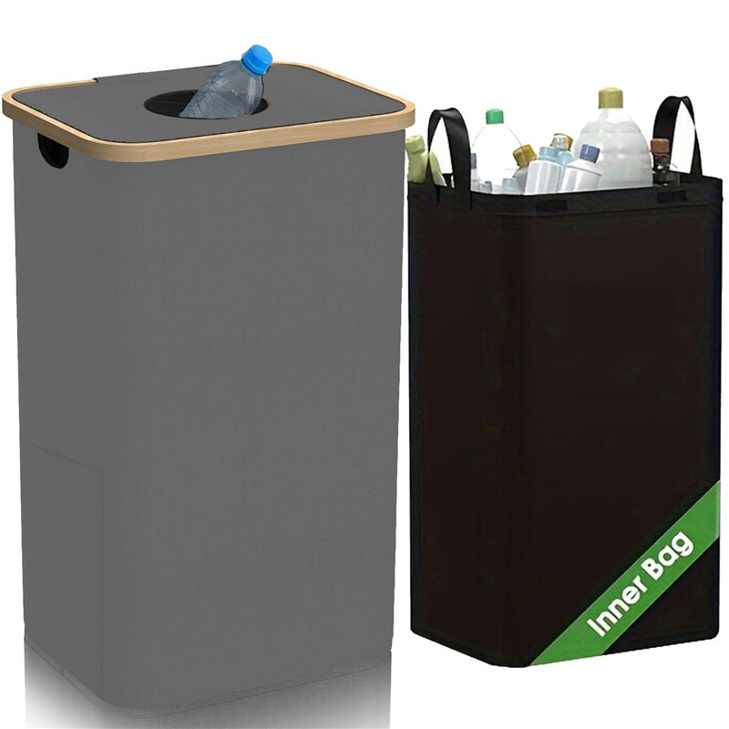 Practical waste and recycling container